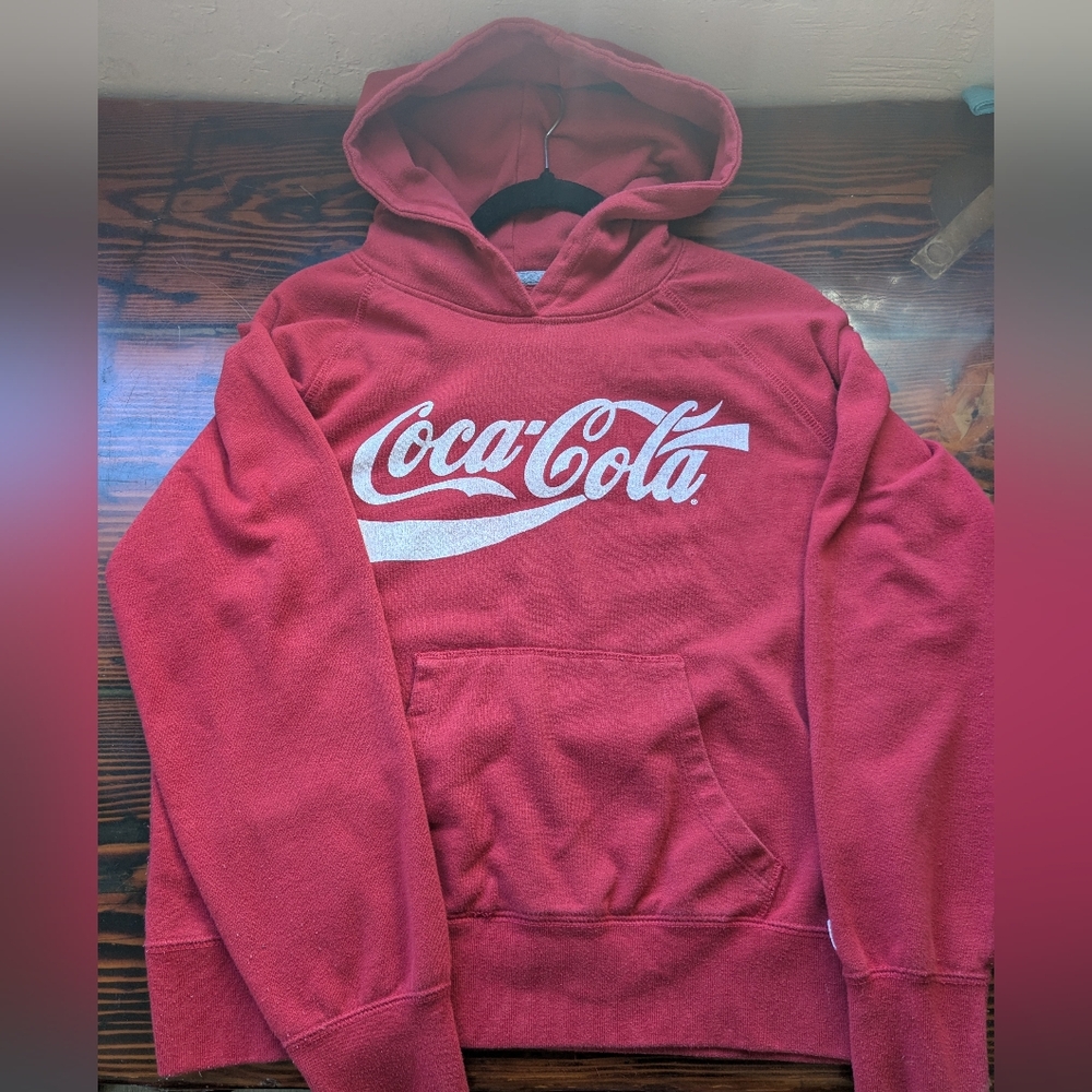 Tailgate Coca-Cola Red Hoodie Sweatshirt - Size M
